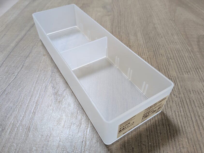 無印良品ポリプロピレン デスク内整理トレー3
